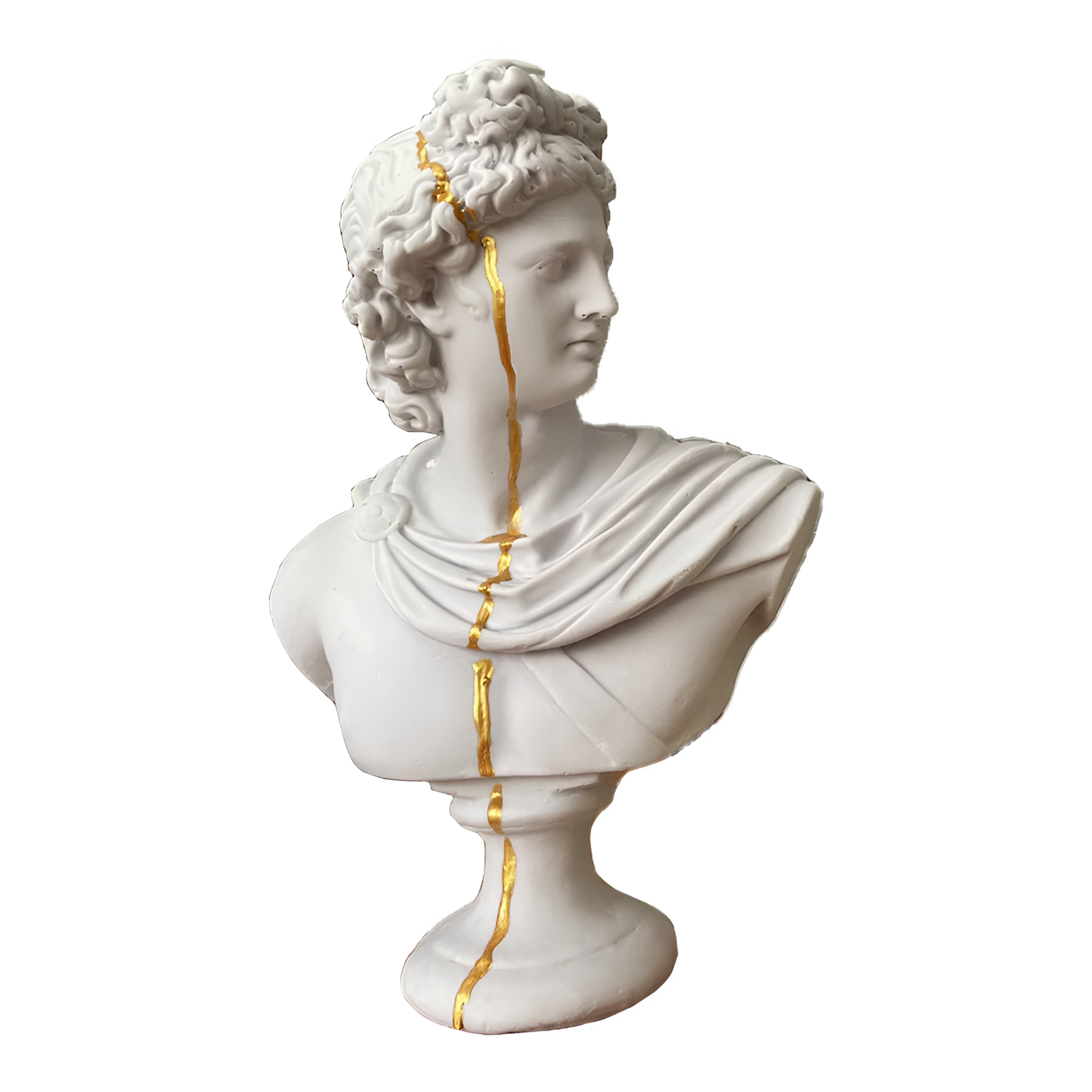 Apollo White Gold Strip Sculpture