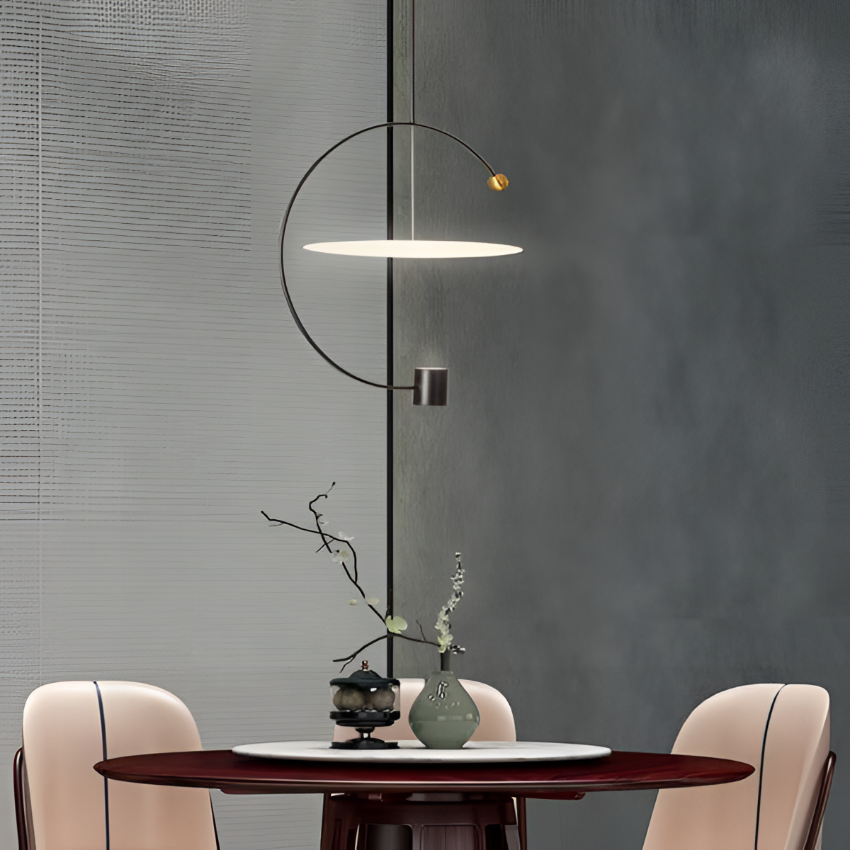 Float Geometric LED Chandelier - Minimalist Design | Lighting | NordicAbode.com