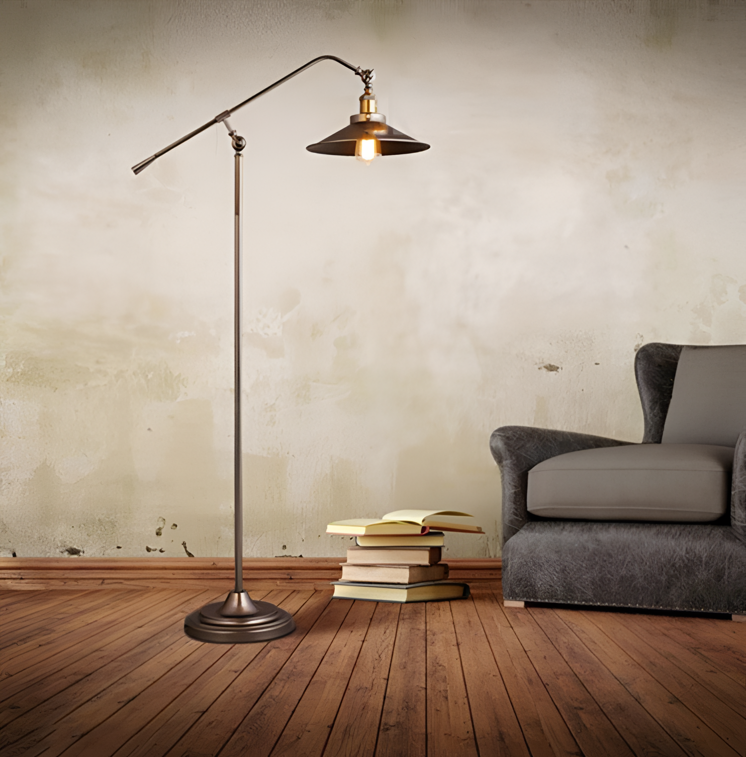 Nashville Industrial Loft Floor Lamp | Lighting | NordicAbode.com