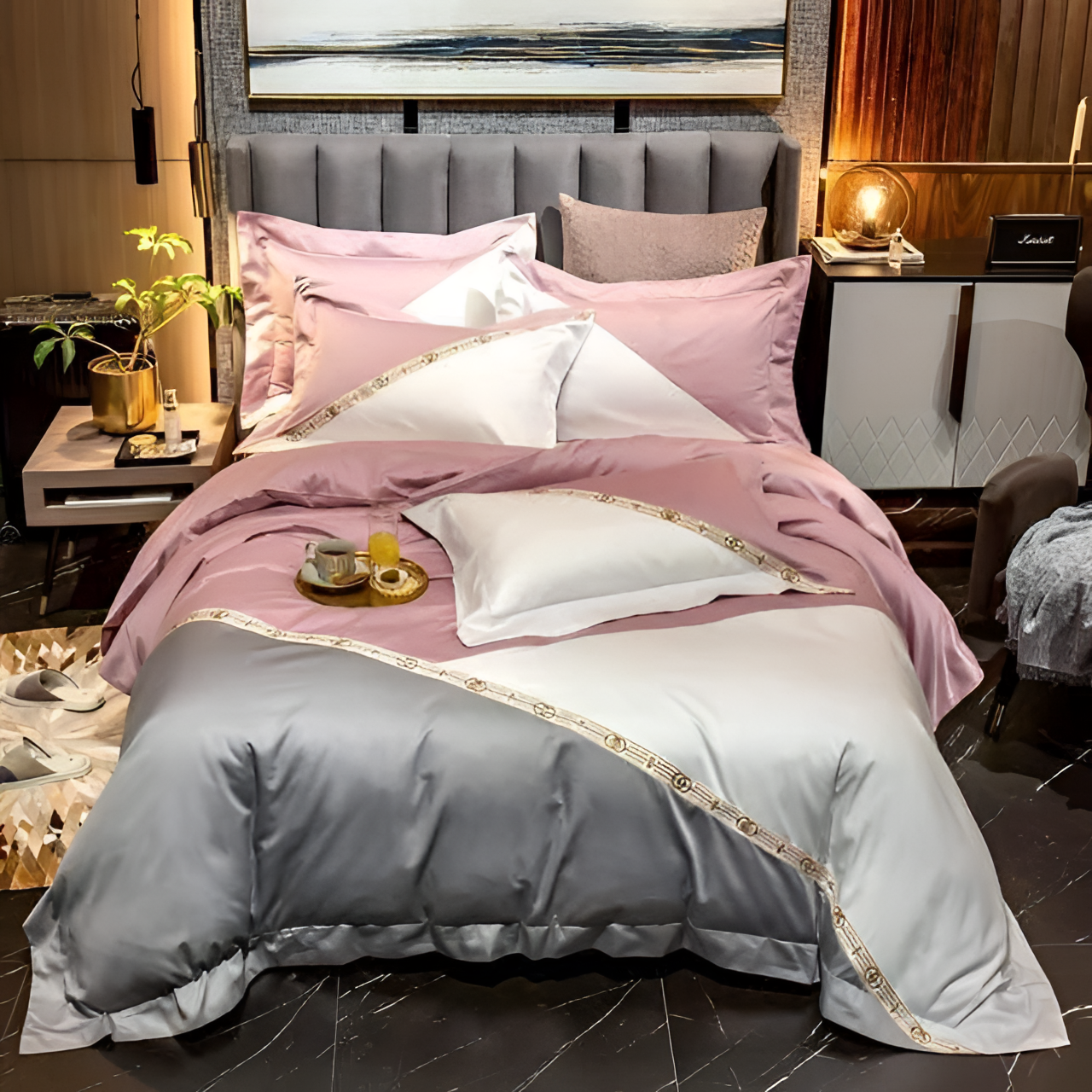 Alexis Luxury Egyptian Cotton Duvet Set | Bedding | NordicAbode.com