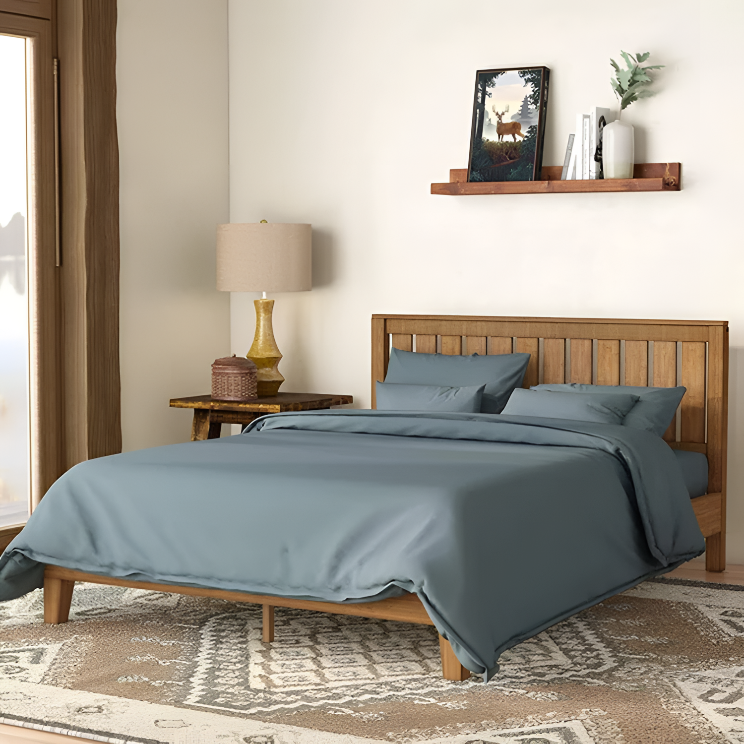 Morgan Rustic Master Bed | Furniture | NordicAbode.com