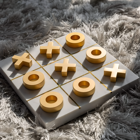 Marble Tic-Tac-Toe Set | Games | NordicAbode.com