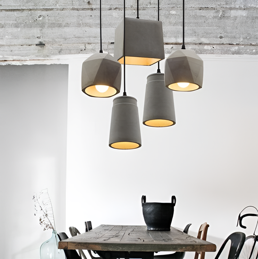 Concrete Industrial Concrete Pendant Light | Lighting | NordicAbode.com