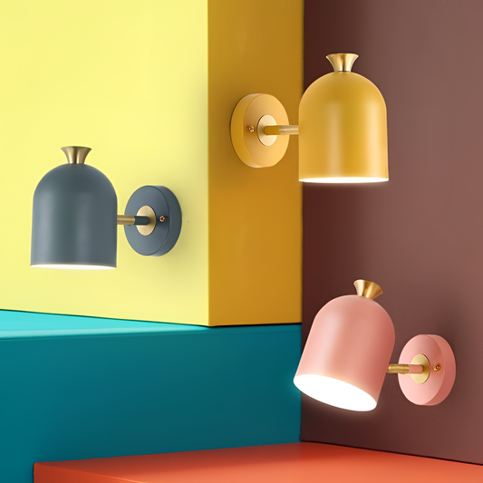 Gold Copper Macaron Wall Lamp | Lighting | NordicAbode.com