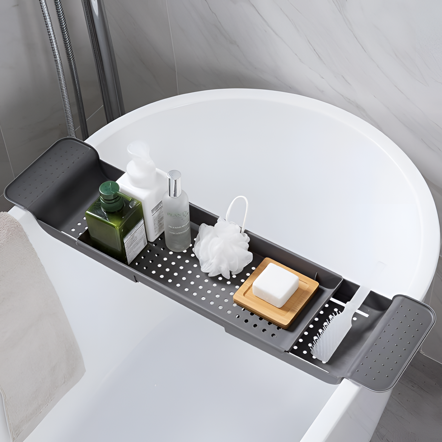 Dania Bath Tray for Relaxation | Bath Accessories | NordicAbode.com