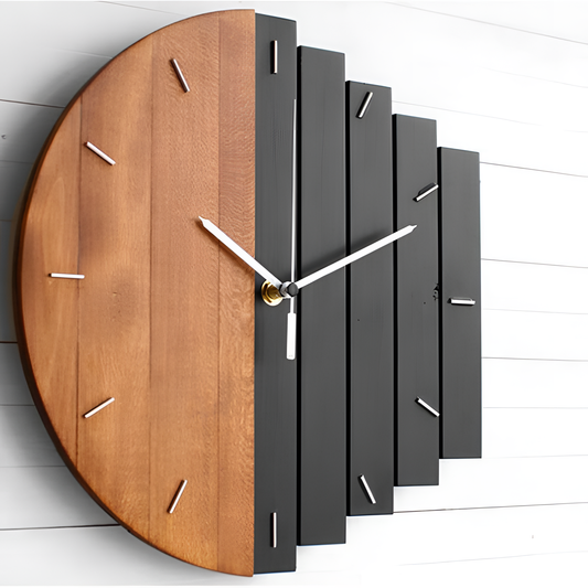 Wooden Vintage Wooden Wall Clock | Wall Clocks | NordicAbode.com