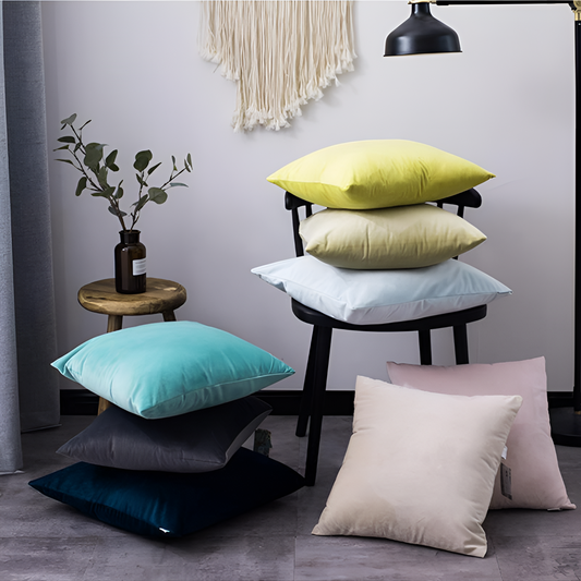 Square Velvet Cushion Cover - Square | Cushion Covers | NordicAbode.com