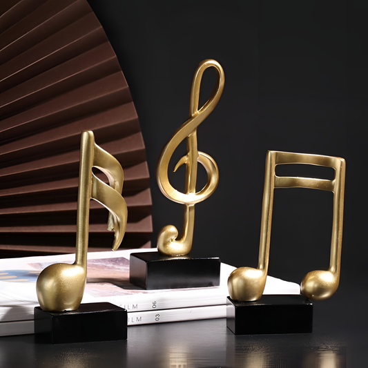 Decorative Music Note Figurines for Decor | Artistic Decor | NordicAbode.com