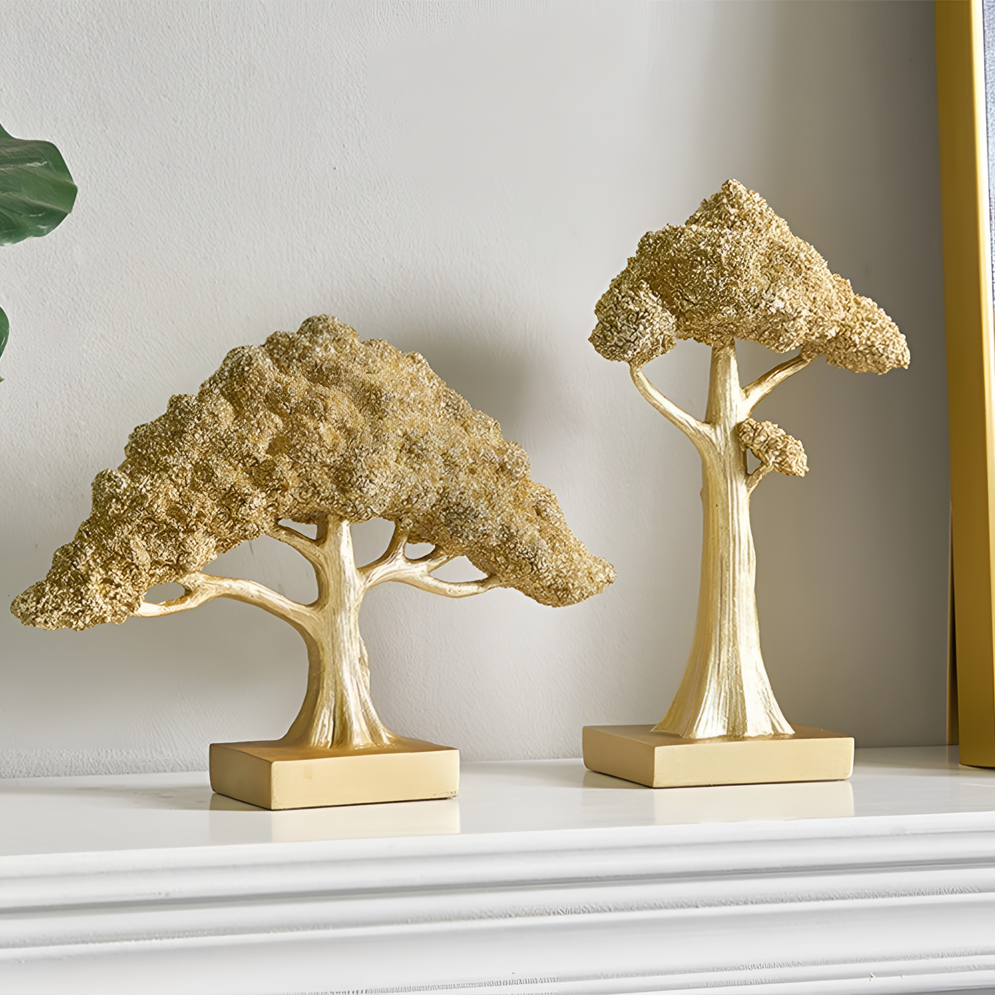 Golden Money Tree Statue for Prosperity | Decorative Statues | NordicAbode.com