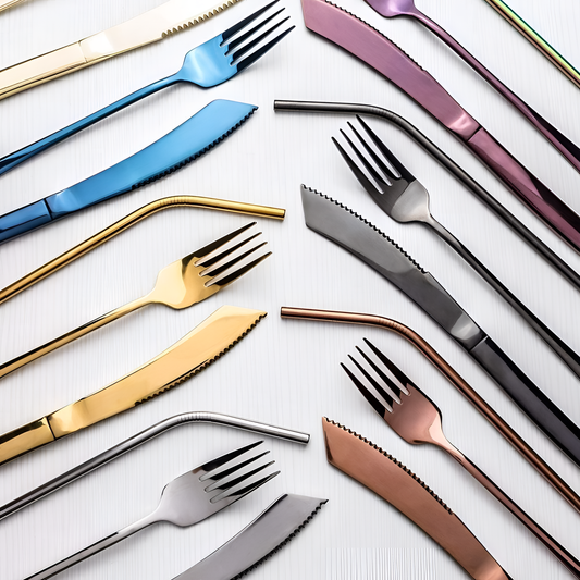 Vibrant Colorful Utensil Set | Dining | NordicAbode.com