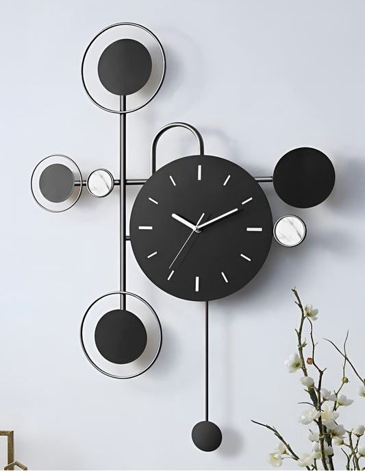 Cloc Minimalist Wall Clock - Black | Wall Clocks | NordicAbode.com