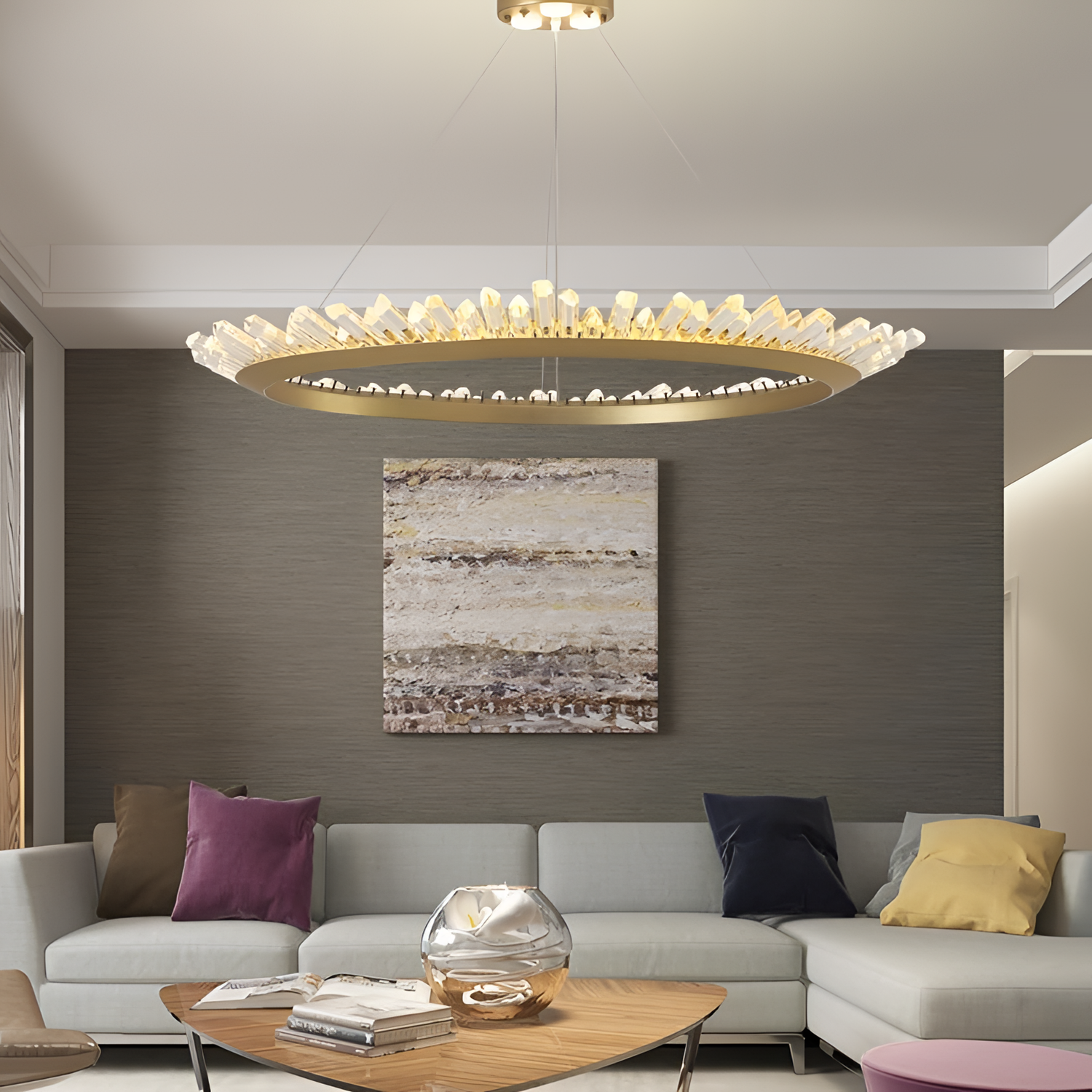 Mignonette Crystal LED Chandelier - Mignonette | Lighting | NordicAbode.com