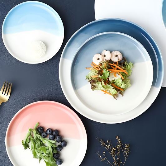 Coley Ombre Flat Plate Set | Dining | NordicAbode.com