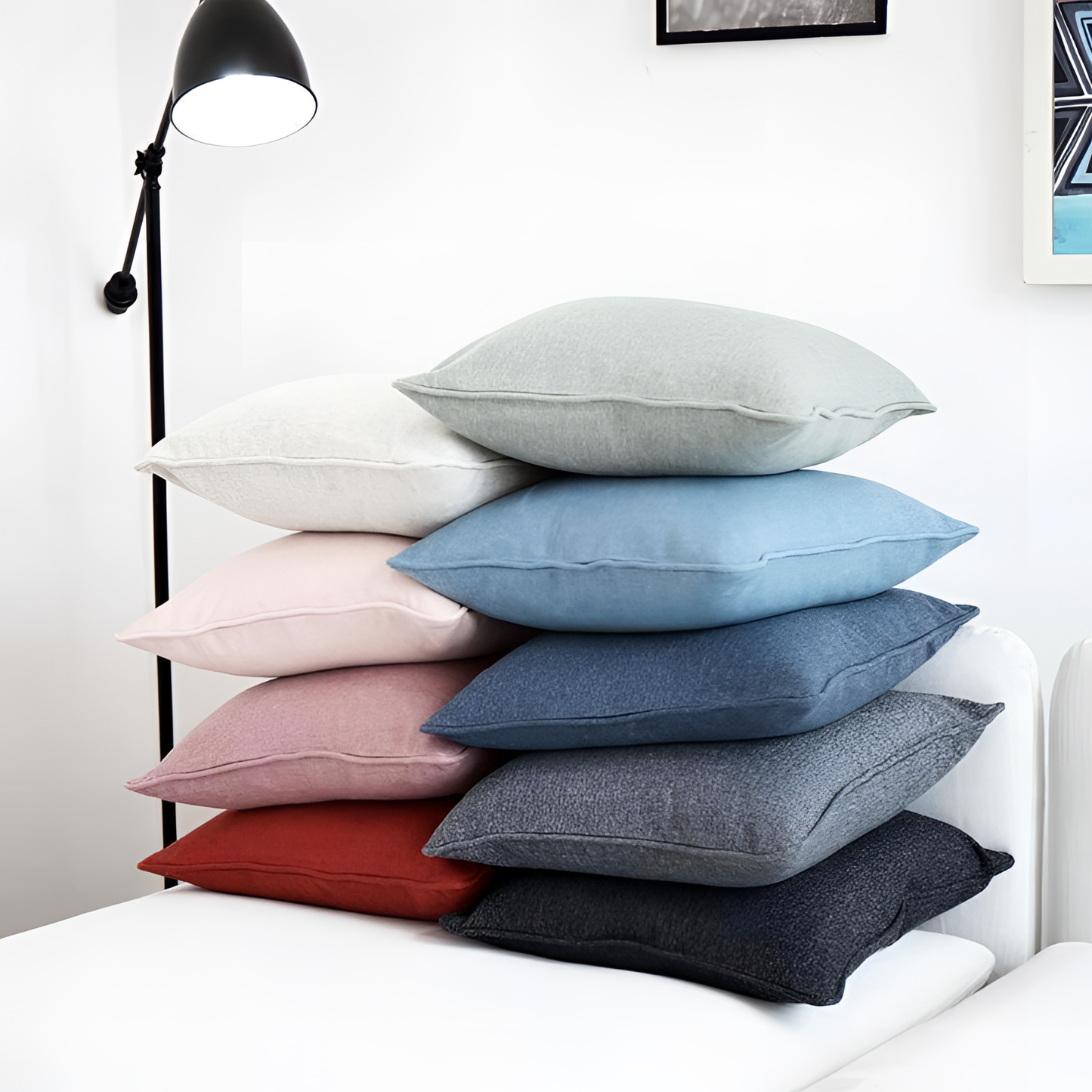 Nordic Colorful Square Pillow Case | Pillows | NordicAbode.com