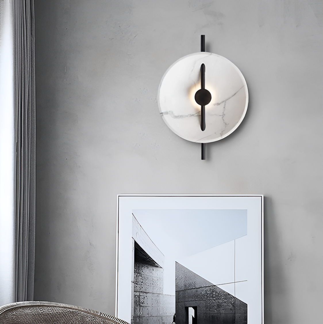 Dellar Modern Marble Wall Lamp | Lighting | NordicAbode.com