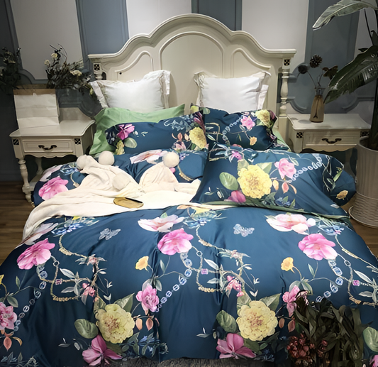 Floral Chain Duvet Cover | Bedding | NordicAbode.com