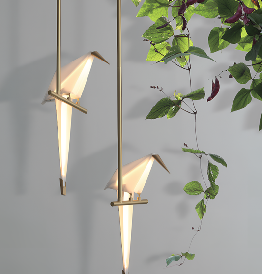 Aleida Perched Bird Pendant Light | Lighting | NordicAbode.com