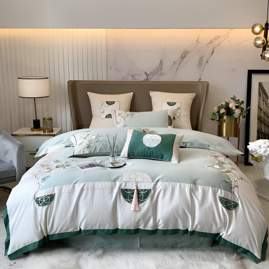 Luxury Embroidered Bedding Set | Bedding | NordicAbode.com