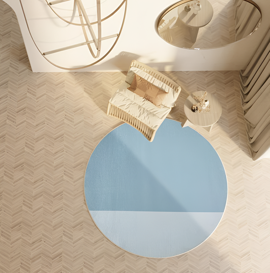 Emane Modern Round Morandi Carpet | Rugs | NordicAbode.com