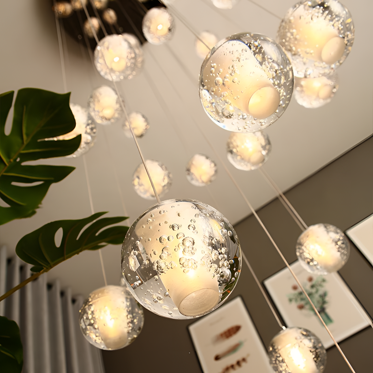 Modern Crystal Staircase Pendant Light | Lighting | NordicAbode.com