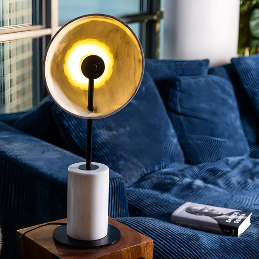 Iris Marble Dome Iris Lamp | Lighting | NordicAbode.com