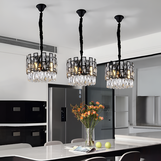 Mimis' Luxurious Black Crystal Pendant | Lighting | NordicAbode.com