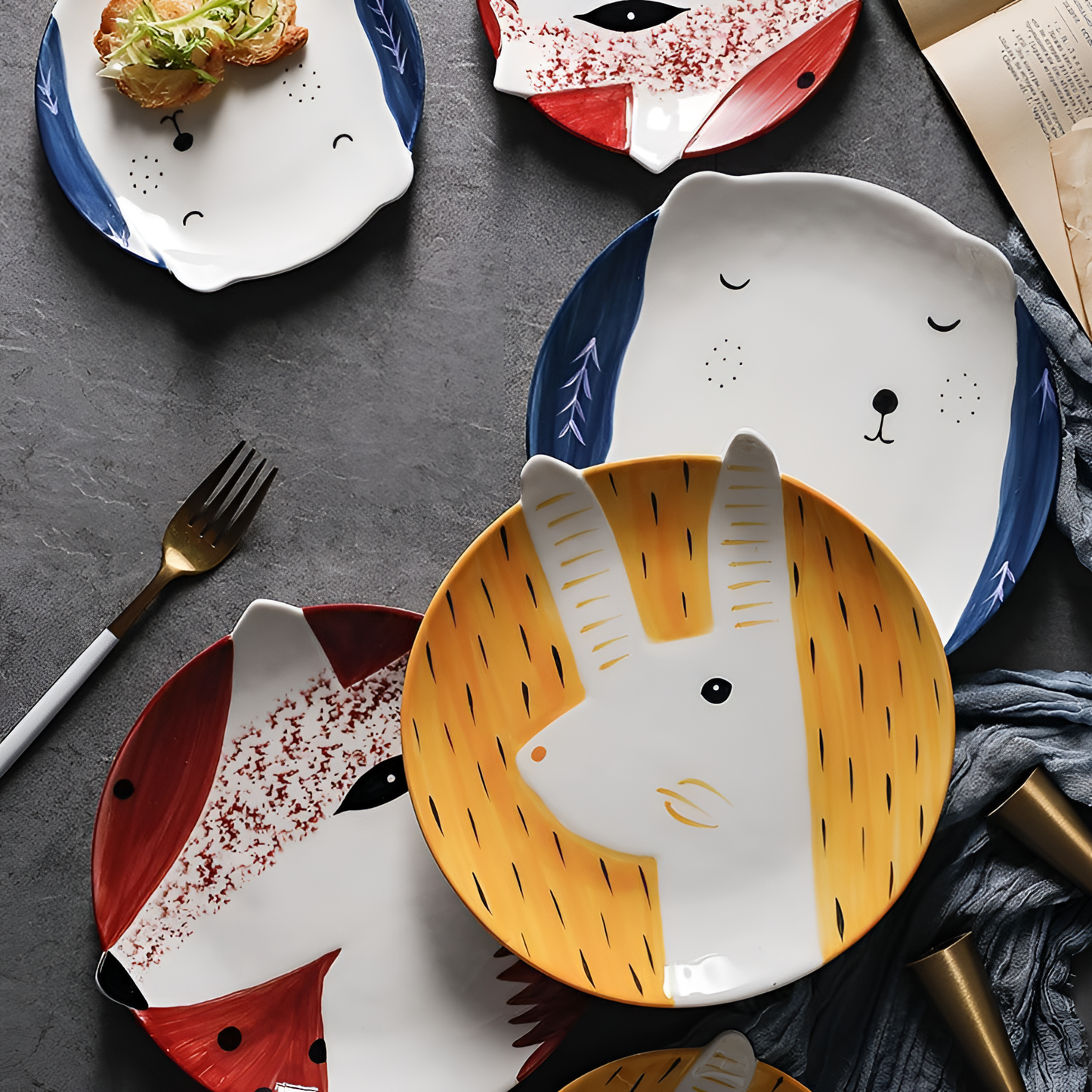 Animal Ceramic Animal Plates | Dinnerware | NordicAbode.com