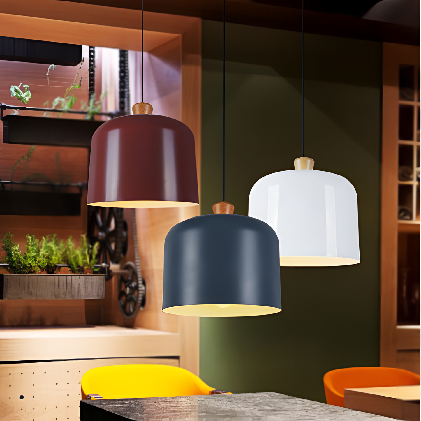 Heka Modern Iron Pendant Light | Lighting | NordicAbode.com