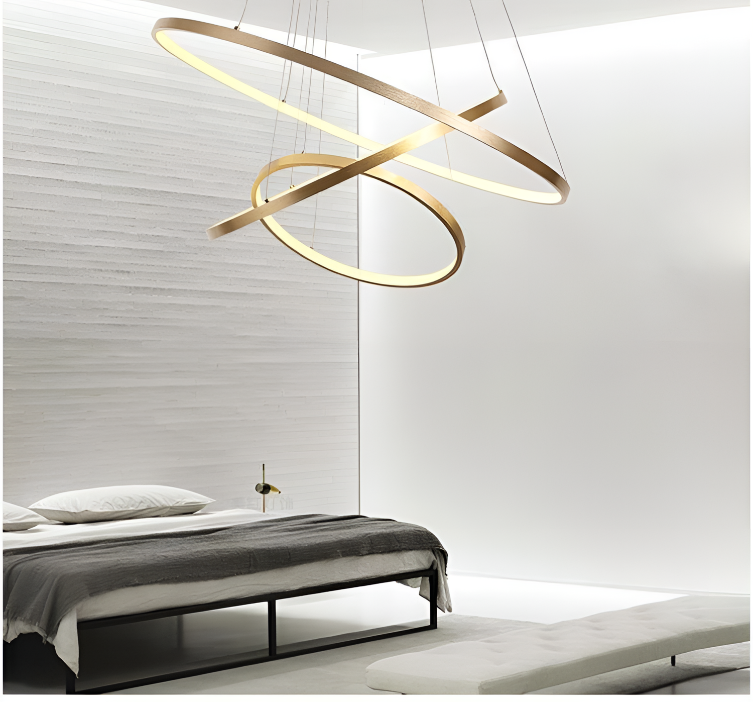 Indoor Modern Ring Chandelier - LED Bulbs | Lighting | NordicAbode.com