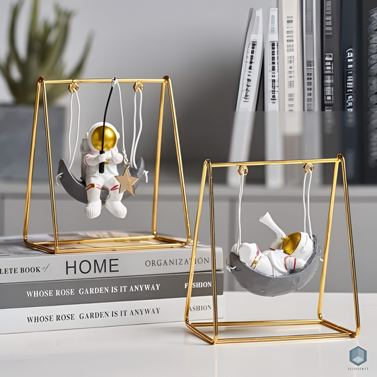 Swing Astronaut Swing Figurine | Figurines | NordicAbode.com