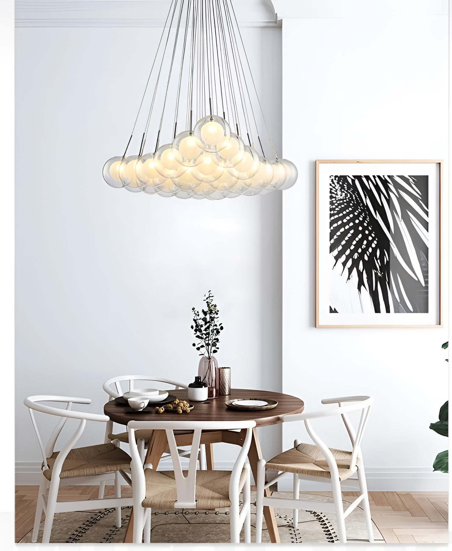 Molec Modern LED Chandelier - Molec Globe | Lighting | NordicAbode.com