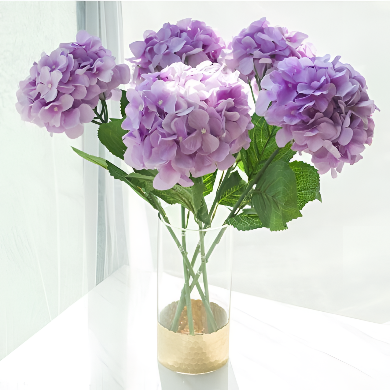 Large Artificial Hydrangea Flowers | Florals | NordicAbode.com