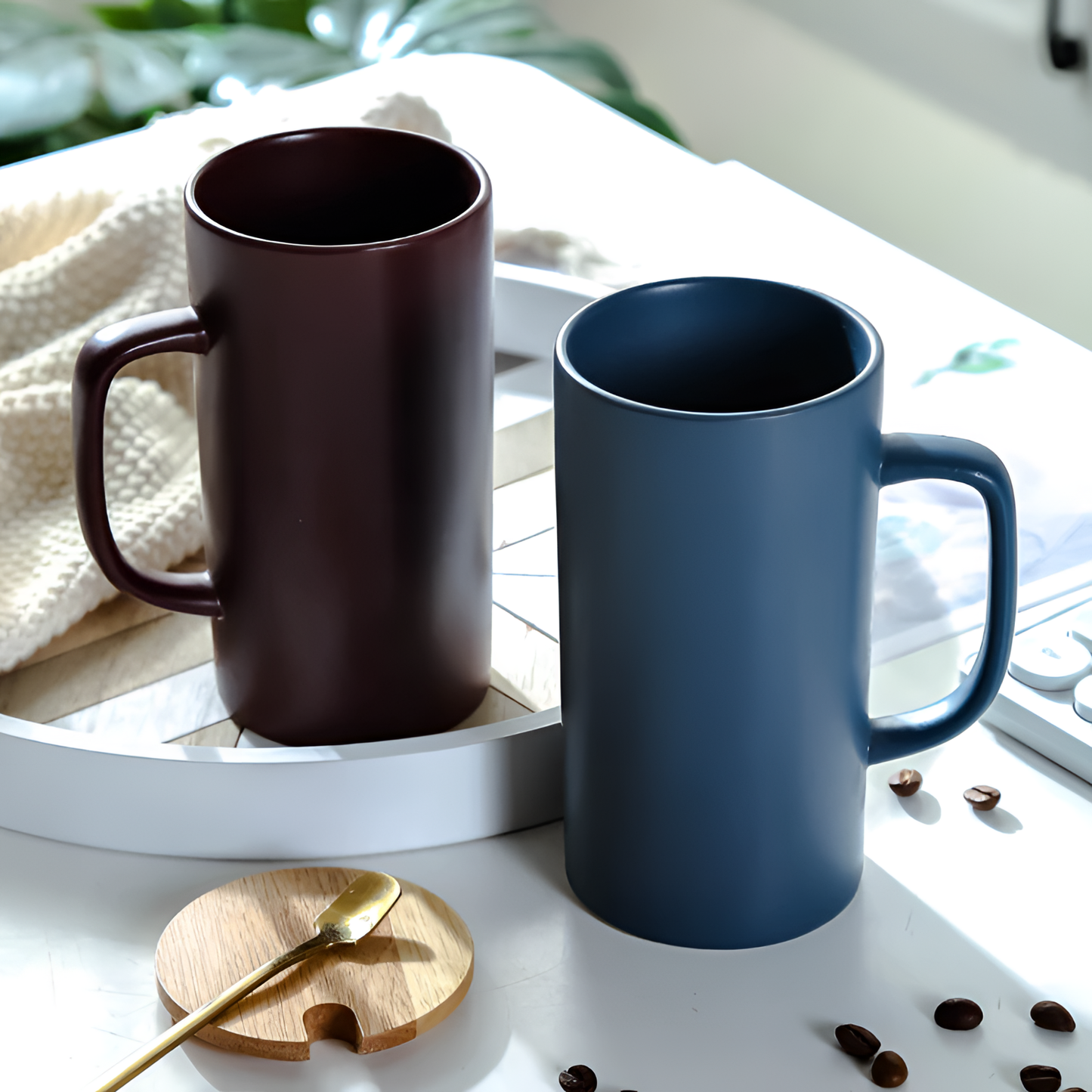 Viamao Handcrafted Ceramic Mug Set | Dinnerware | NordicAbode.com