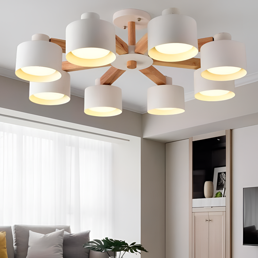 Botimi LED Chandelier - White | Lighting | NordicAbode.com