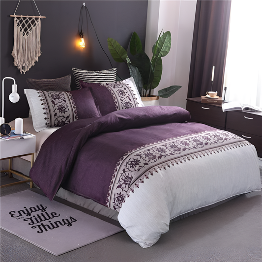 Natures Microfibre Duvet Cover Set | Bedding | NordicAbode.com