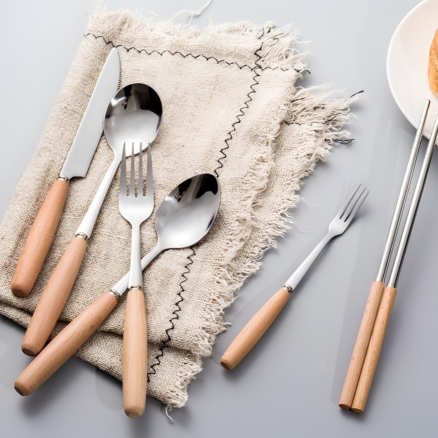 Steel Stainless Steel Cutlery Set | Tableware | NordicAbode.com