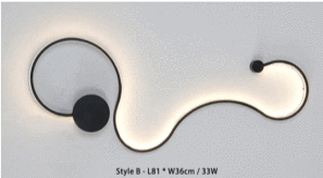 Curlicue Light - Nordic Side - best-selling, lighting, sconces