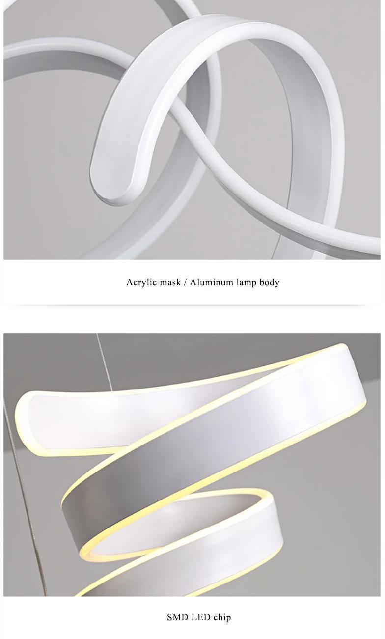 Modern Ribbon Light - Nordic Side - 