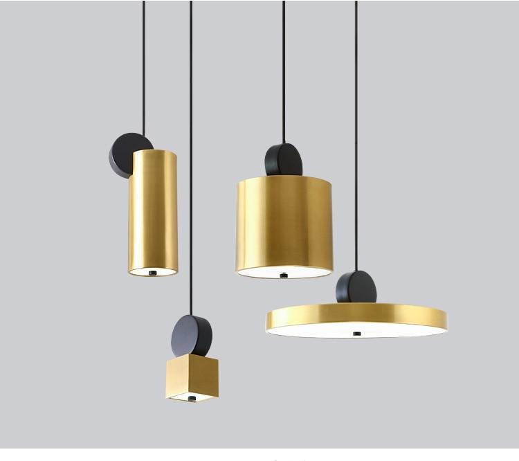 Bronze Geometric Pendant Ligth - Nordic Side - 