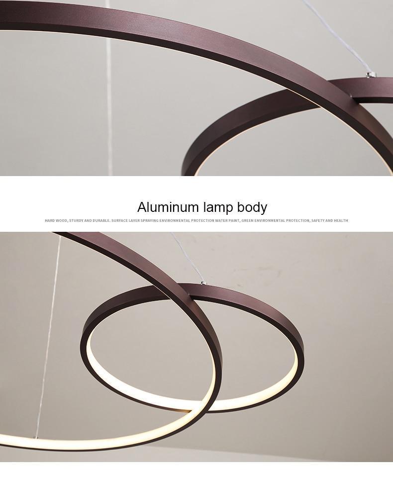 Tripple Circle Chandelier - Nordic Side - 