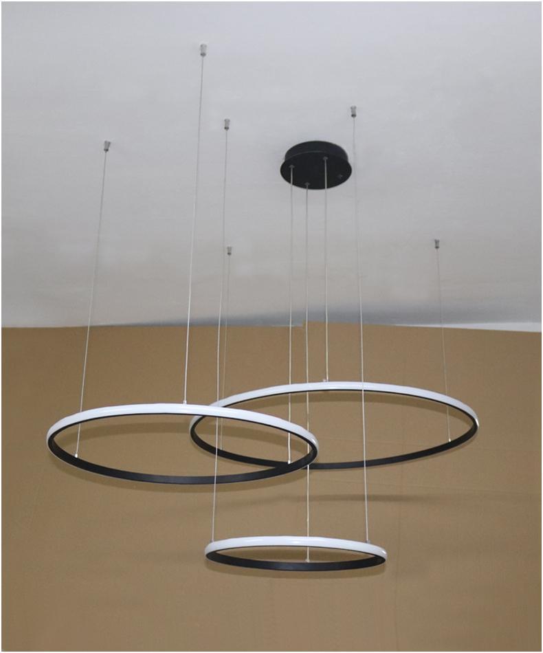 Led Chandelier Light Circle Rings - Nordic Side - 