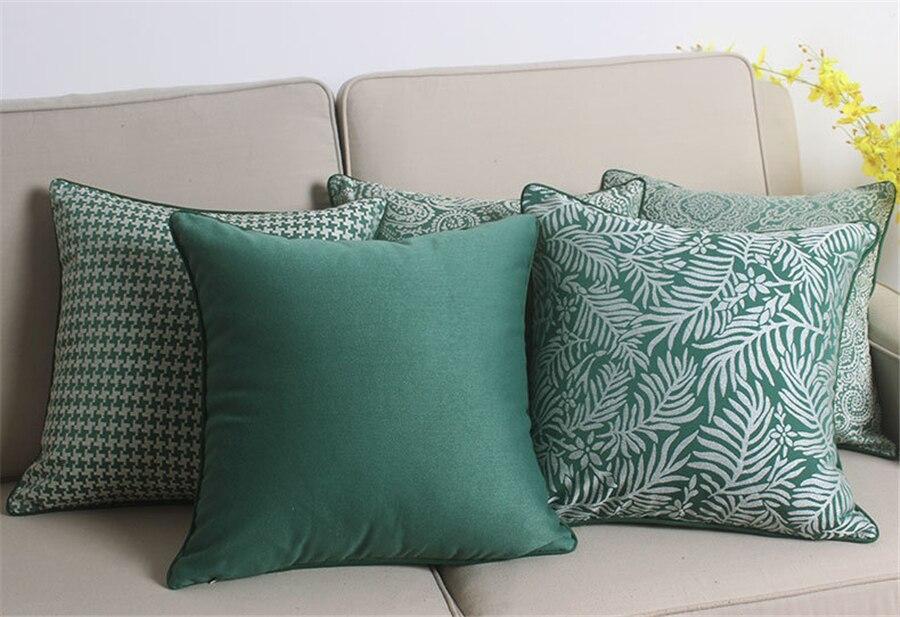 Green Vintage Pattern Cushion Covers - Nordic Side - 