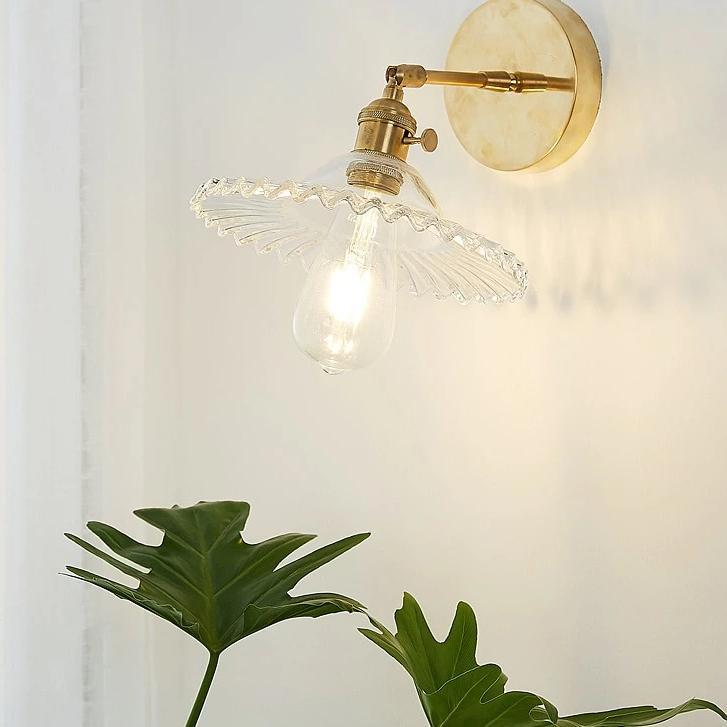 Vintage Glass Wall Light - Nordic Side - 