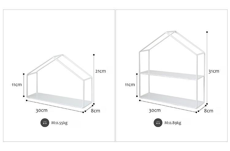 Rusty Iron House Stand - Nordic Side - 