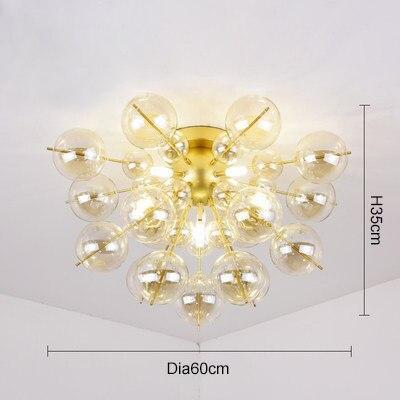 Nordic Glass Ball Dandelion Chandelier - Nordic Side - 