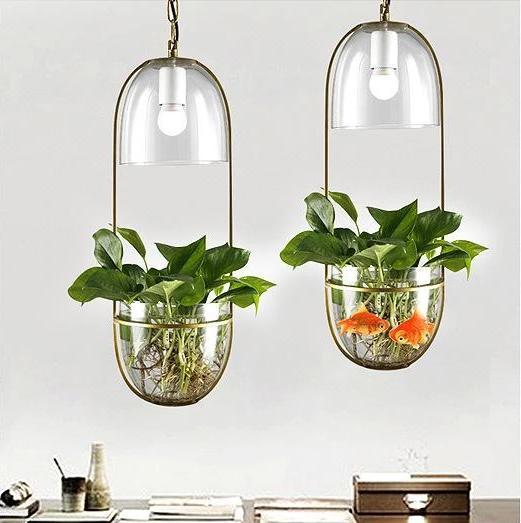 Lileas - Modern Hanging Planter Lamp - Nordic Side - best-selling-lights, feed-cl0-over-80-dollars, feed-cl1-lights-over-80-dollars, hanging-lamp, lamp, light, lighting, lighting-tag, modern,