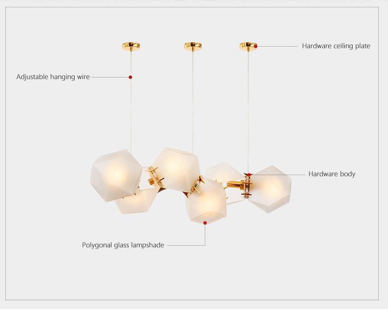 Structural Modern Pendant Light - Nordic Side - 