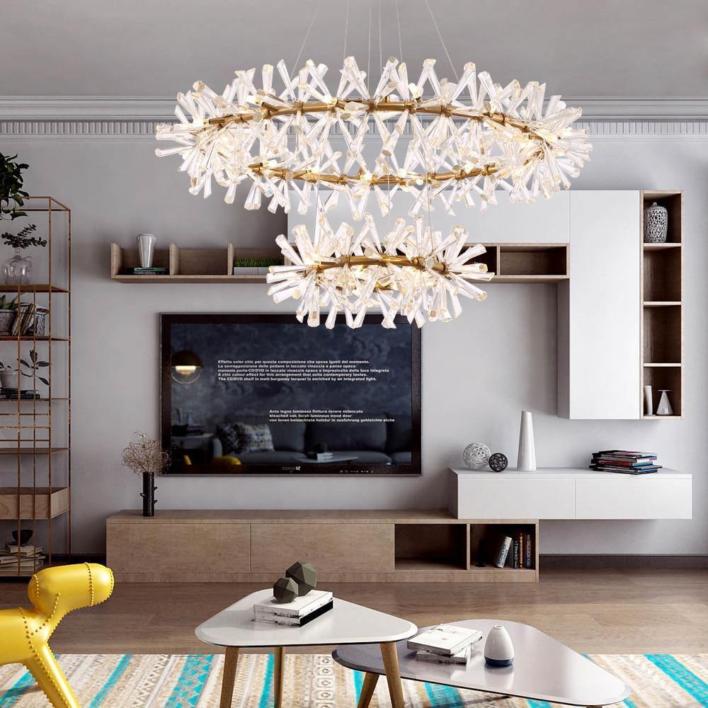 The Feathering - Nordic Side - chandelier, crystal, pendant