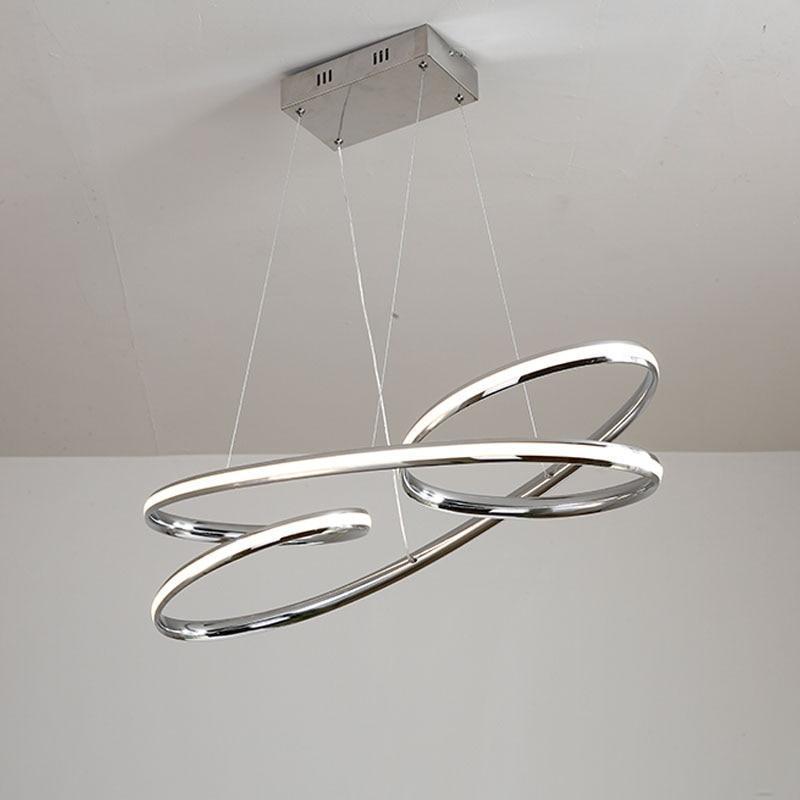 Slivery Ribbon Chandelier - Nordic Side - 