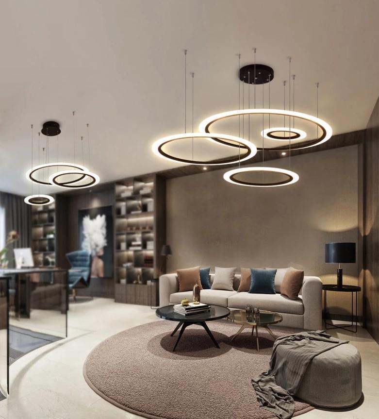 Pendant Light with Circles - Nordic Side - 